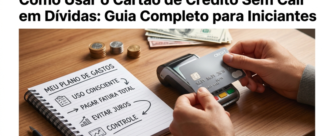 Como Usar o Cartão de Crédito Sem Cair em Dívidas: Guia Completo para Iniciantes