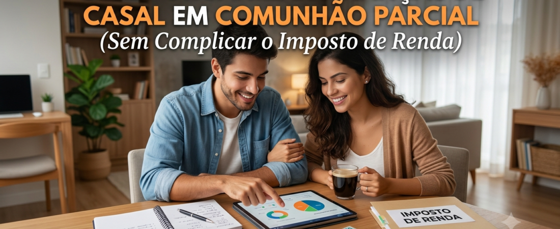 Como Organizar Finanças de Casal em Comunhão Parcial (Sem Complicar o Imposto de Renda)
