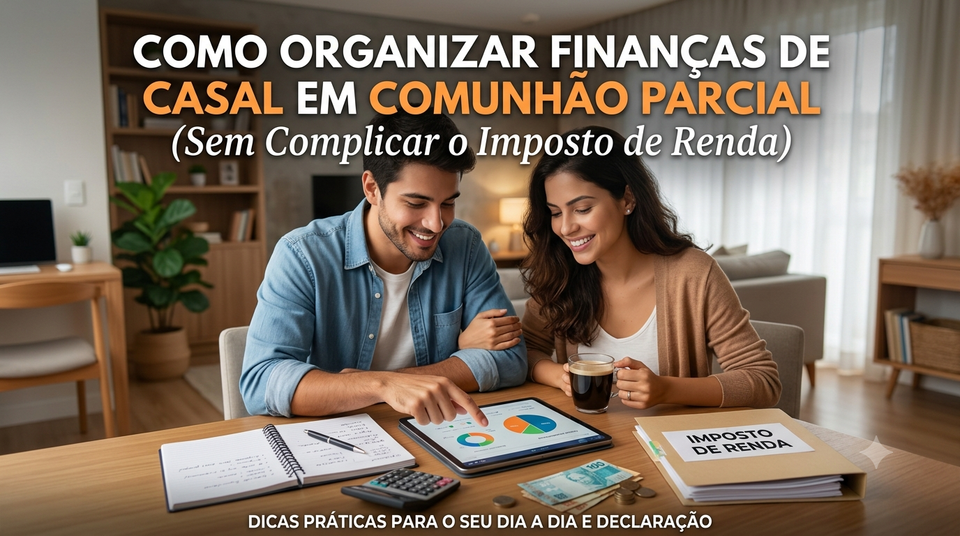 Como Organizar Finanças de Casal em Comunhão Parcial (Sem Complicar o Imposto de Renda)