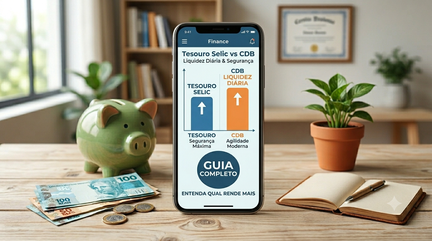 CDB ou Tesouro Direto: Qual Rende Mais para Iniciantes? Guia Completo